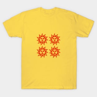 Orange Sunshine 4 way Blotter Art T-Shirt